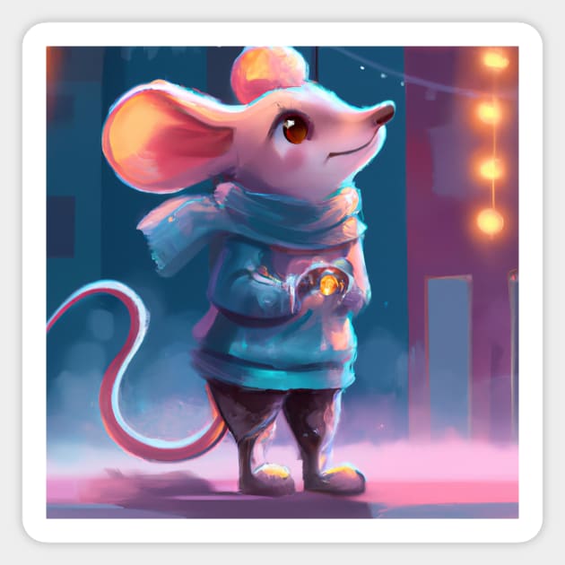 Cute Mouse Drawing Sticker by Play Zoo